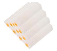 MAGICLULU 10 Piezas Cubiertas de Repuesto para Rodillos de Pintura de Algodón Suave y Seguro, Mini Rodillo de 4 Pulgadas Adecuado para Pintura y Acabado de Paredes el Hogar