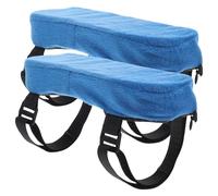 MAGICLULU 2 Cojines Reposabrazos Acolchados para Silla de Oficina y Silla de Ruedas, Ergonómicos de Algodón PP, Color Azul Pavo Real, Elevación Cómoda para Apoyo de Codos, Funda