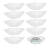 MAGICLULU 200 Unidades Capacillos Resistentes al Calor Blancos para Cupcakes de Papel para Hornear Pasteles y Repostería Uso Versátil Ideales para Bodas y Fiestas