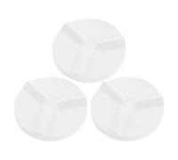 MAGICLULU 3 Piezas Soporte Triangular y Aislante de Goteo de Esmalte Resistente a Altas Temperaturas de Alúmina Estructura de Triple Pata para Horno de Cerámica para Cocción de Barro