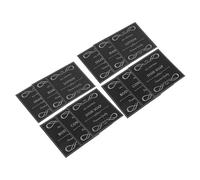 MAGICLULU 30 etiquetas autoadhesivas impermeables para dispensadores de jabón y gel de ducha, hechas de PVC, para uso en entornos húmedos de baño y cocina