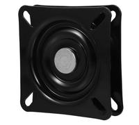 MAGICLULU Base Giratoria para Silla de Oficina y Muebles, Mecanismo Giratorio de Hierro Negro Resistente y Fácil de Usar, Repuesto Adecuado para Taburetes de Bar