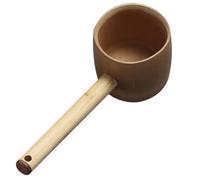 MAGICLULU Cucharón de Agua de Bambú Natural Gran Capacidad, Práctico y Conveniente para Uso Hogar, Diseño Simple y Funcional para Cocina y Baño