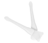MAGICLULU Espátulas de Silicona para Cera 2 Piezas Forma Abanico y Pala Resistentes al Calor Mini Aplicadores para Sellos de Cera Utensilios de Limpieza para Manualidades y Sellado