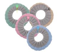 MAGICLULU Funda Cálida Paquete de 4 Piezas de Poliéster con Diseño Tejido y Asa para Baño Cómodo y Uso Higiénico para Asiento de Inodoro en Casa o Viaje