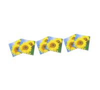 MAGICLULU Juego De 3 Servilletas De Papel Desechables Con Diseño De Girasoles Para Eventos 50 Unidades 20 Hojas X 3