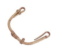 MAGICLULU Mango de Repuesto para Tetera de Ratán Tejido, Compatible Teteras de Cerámica y Hierro Fundido de 8,9 a 11 CM, Asa Giratoria, Adecuado para Preparación de Té Gongfu