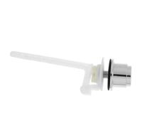MAGICLULU Manija de Descarga Lateral para Tanque de Inodoro Color Plata de Plástico Suave y Fácil Instalación para Baño y Hogar