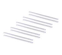 MAGICLULU Reglas Triangulares Transparentes de Plástico Números Claros y Fácil Identificación 10 para Dibujo para en y Oficinas