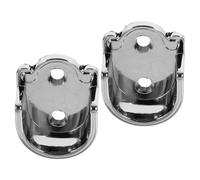 MAGICLULU Soporte para Barra de Cortina Engrosado Abrazadera Abierta de 22 Mm, Soporte Lateral para Tubo, Paquete de 2 Unidades, Adecuado para Armarios y Cortinas