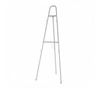 MagiDeal Caballete de Hierro Soporte Expositor Trípode Material Metálico Resistente Altura Configurable Cadena de Refuerzo Apariencia Minimalista para Marcos Posters Museos Recepciones, Blanco