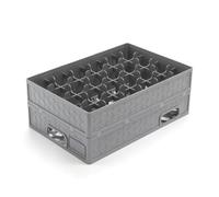 MagiDeal Escurrevasos de 24 Compartimentos Organizador Soporte para Vasos Bandeja de Secado Jaula Abierta Polipropileno con, Moderno, Minimalista, Estante De Vasos Alto
