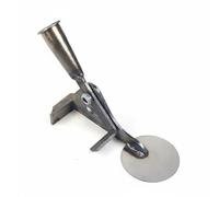 MagiDeal Extractor Agrícola Arrancador de Tallos Herramienta Manual de Palanca Cabeza con Dientes Estructura en Ángulo, Arrancador De Raíces Dentado con Pieza Adicional, Color Original, Grande