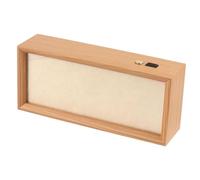 MagiDeal Lámpara de noche con pintura para dormitorio, iluminación creativa, adorno de escritorio, lámpara de noche para dormitorio, armario, Marrón Claro