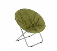 MagiDeal Sillón Plegable Colapsable Silla Lounge Redonda Asiento Bajo con Estructura Metálica Estable y Asiento Textil Confortable Se Pliega para Ahorrar, Verde Matcha