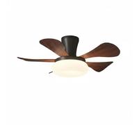 MagiDeal Ventilador de Techo con Luz Lámpara de Techo Plafón Led Ventilador Silencioso en 1 con Efecto Madera Atenuación Suave y, 28 Pulgadas, Modelo 3001, Atenuación Continua, Control Remoto