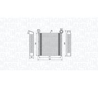 MAGNETI MARELLI Intercambiador De Calor Para VW Golf VII 1.5 TSI