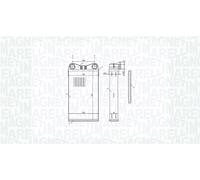 MAGNETI MARELLI Radiador de calefacción AUDI SEAT 2,0 1,8 8E2820031