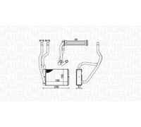 MAGNETI MARELLI Radiador de calefacción FORD MAZDA 1,4 1,6 1206926 2S6H18B539AB