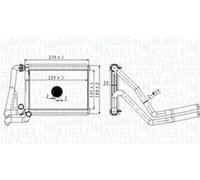 MAGNETI MARELLI Radiador de calefacción HYUNDAI KIA 2,0 1,6 97138-2Y000