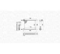 MAGNETI MARELLI Radiador de calefacción RENAULT DACIA 1,5 1,1 271153553R