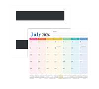 Magnetic Calendar for Refrigerator 2026-2027 - 18 Month Monthly Planner Board, Reusable Schedule Organizer | For Bedroom, Office, Hotel, Apartment, School, Dormitory, Work Management Use