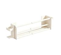 Magnetic Shoe Rack - Wall Mounted Double Layer Storage, Organizer Holder | Footwear Organizer for Entryway Storage, Magnetic Mount | Two-Tier Design, Space Saving Holder, Home Closet Accessory