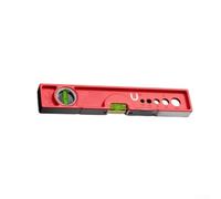 Magnético profesional para nivel de burbuja de 30 cm, cuerpo de aluminio sólido con viales transparentes para colgar cuadros e instalación precisa en estantes (300 mm)