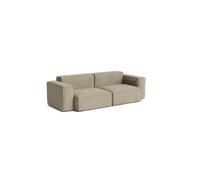 HAY Sofá Mags Soft Low Armrest de 2.5 plazas. combinación 1 Linara beige. funda extraíble