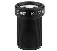 MAGT Lente de Cámara, 25 mm Lente de CCTV Ultra Clara de 5 Millones de Píxeles de 1/2'' IR para Cámara WiFi