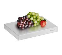 Mahlzeit Plato De Servir Refrigerado, Placa De Refrigeración Gastro, Acero Inoxidable, 32,5 X 26,5 X 4,5 Cm, Para Buffet Y Eventos