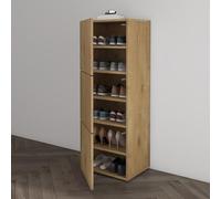 Mai & Mai Zapatero Estrecho Roble 45 cm Push-Open Modular, schuheschrank02