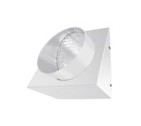 MAICO, rejilla de pared para conducto de extracción, modelo KW-FL, 20W, conexión DN 200, color blanco