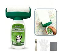 Maidlo Technology-EU Pintura Blanca para Pared 500g - Rodillo Reparador de Paredes 2 en 1 Alta Cobertura - Pintura de Retoque para Pintura Plástica e Interior