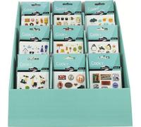 MAILDOR Stickers Cooky Vacaciones Verano Expositor de 90 unidades 3D