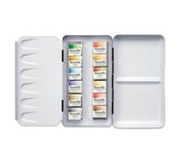 Maimeri Blu, Bellas Artes Acuarela, Medio-Godets, Caja Metálica, 12 Colores Surtidos, 12 unidades