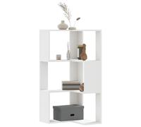 Maison Exclusive - Estantería angular de 3 estantes, color blanco, 50x50x102 cm, fabricada en material de madera