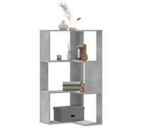 Maison Exclusive: Estantería angular de 3 estantes, color gris cemento, 50x50x102 cm, fabricada en material de madera