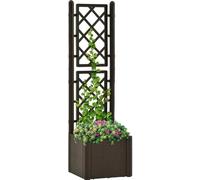 Maison Exclusive: Jardín elevado con enrejado y sistema de auto-riego, color moka