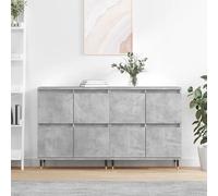 Maison Exclusive - Juego de 2 bandejas de composite color gris cemento