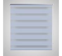 Maison Exclusive - Juego de sábanas: funda de edredón, sábana encimera y dos fundas de almohada, diseño "Roleta den a noc / Zebra / Twinroll", 120x230 cm, color blanco