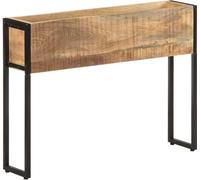 Maison Exclusive - Maceta de exterior, 90x20x68 cm, madera de mango rústica