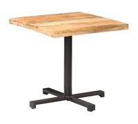 Maison Exclusive - Mesa bistró cuadrada, 80x80x75 cm, madera de mango rústica