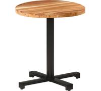Maison Exclusive - Mesa bistró redonda, diámetro 70 cm, altura 75 cm, madera maciza de acacia