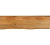 Maison Exclusive: Mesa con tablero de madera maciza de mango, con borde natural, dimensiones 110x30x2,5 cm