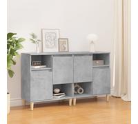 Maison Exclusive - Mueble aparador, 2 unidades. Color gris hormigón, 60 x 35 x 70 cm. Fabricado en material de madera