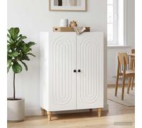 Maison Exclusive - Mueble aparador de alta brillo, color blanco, 66 x 34,5 x 90 cm, fabricado en material de madera