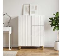 Maison Exclusive - Mueble aparador de alta brillo, color blanco, 66 x 34,5 x 90 cm, fabricado en material de madera
