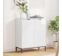 Maison Exclusive - Mueble aparador de alta brillo, color blanco, 69,5 x 33 x 82 cm, fabricado en material de madera