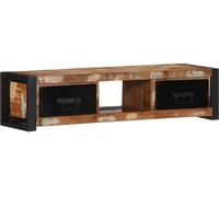 Maison Exclusive - Mueble de televisión de 100x30x25 cm, madera maciza, estilo rústico